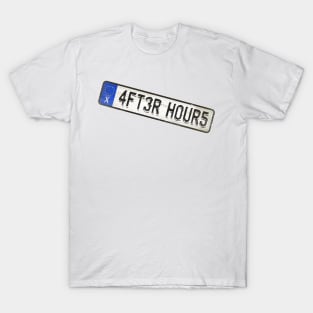 After Hours - License Plate T-Shirt